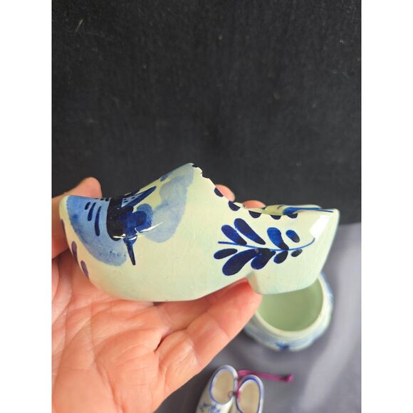 Vintage Delftware Ceramic Ashtray Shoe - Picture 4 of 9
